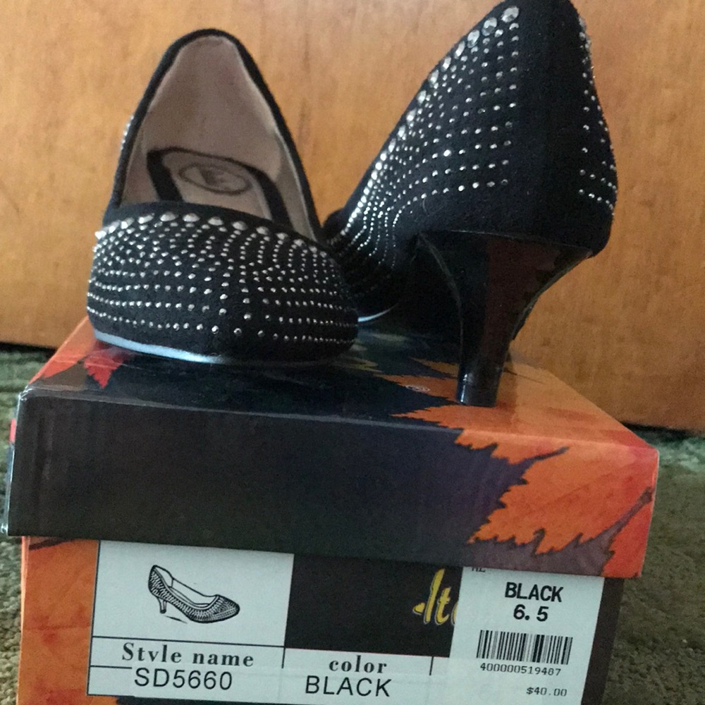 Black party shoes